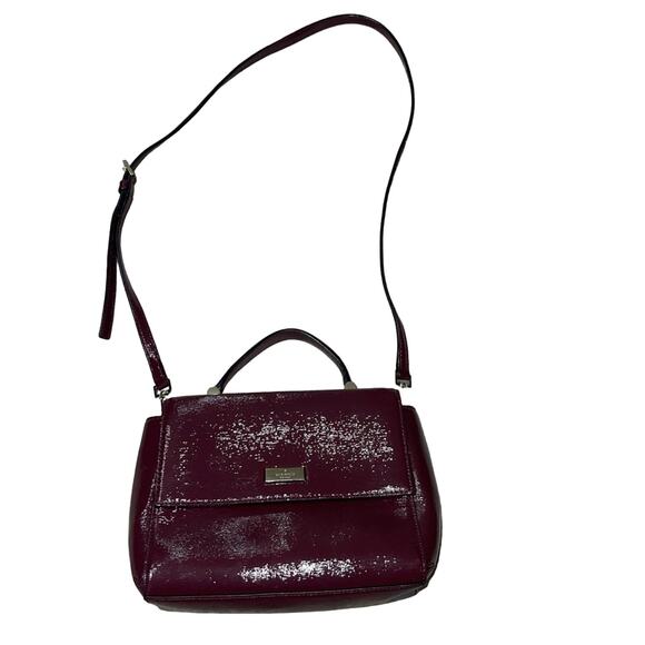 Kate Spade Brynlee Bixby Place Wine Burgundy Crossbody Purse - Picture 3 of 8